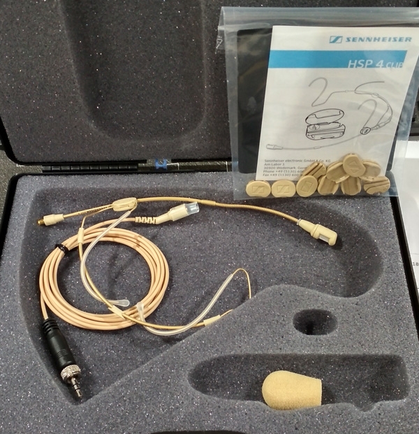 Micro-casque Sans Fil XLR 4 Broches - Mini, Antibruit, Omnidirectionnel, Pour Enseignement, Spectacle, Prise De Parole, Câble 119 Cm