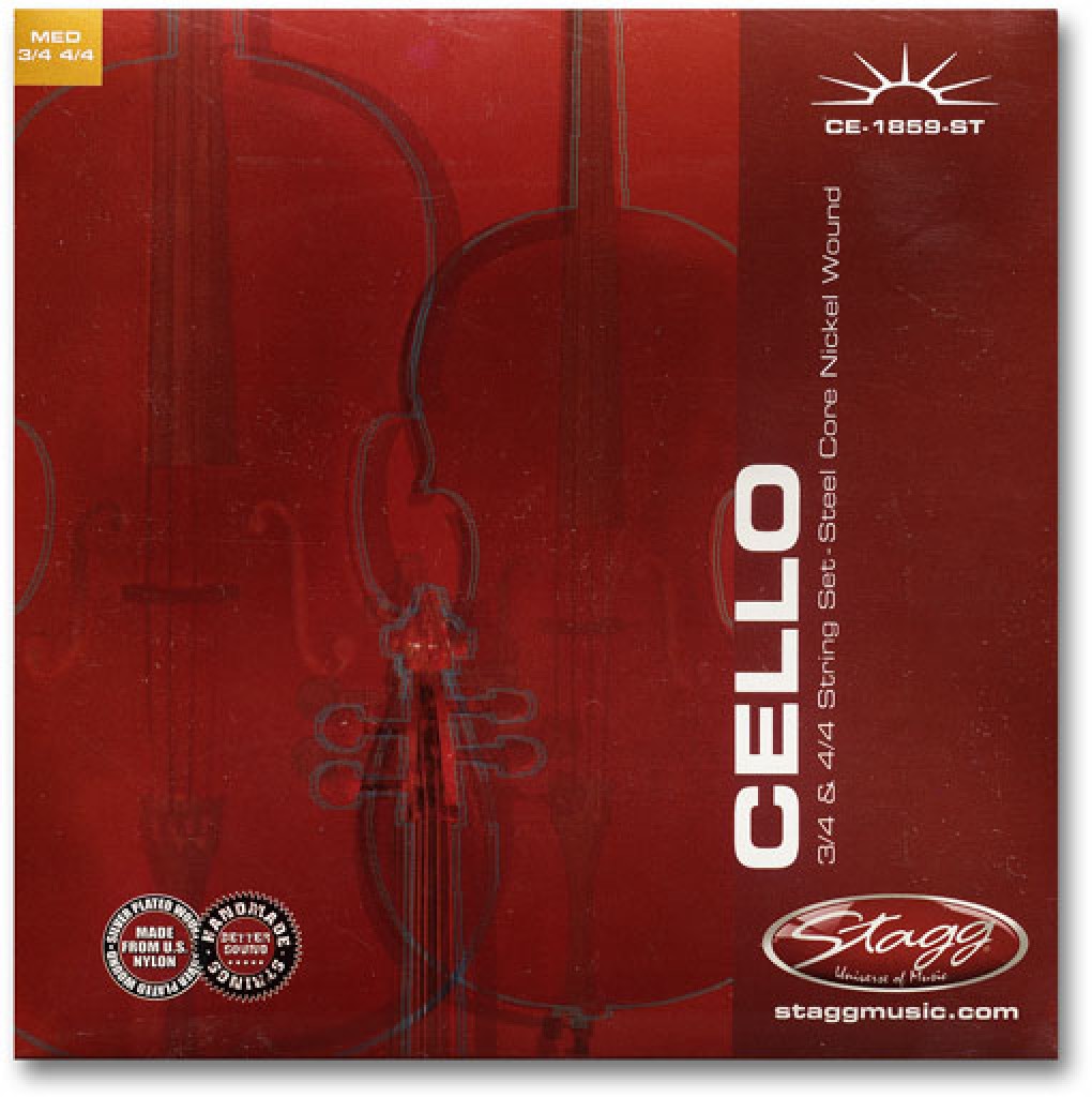 STAGG CE-1859-ST - jeu cordes violoncelle
