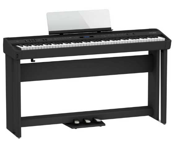 P-145 Black + Stand Clavier + Casque + Banquette Pliable Piano numérique  portable Yamaha