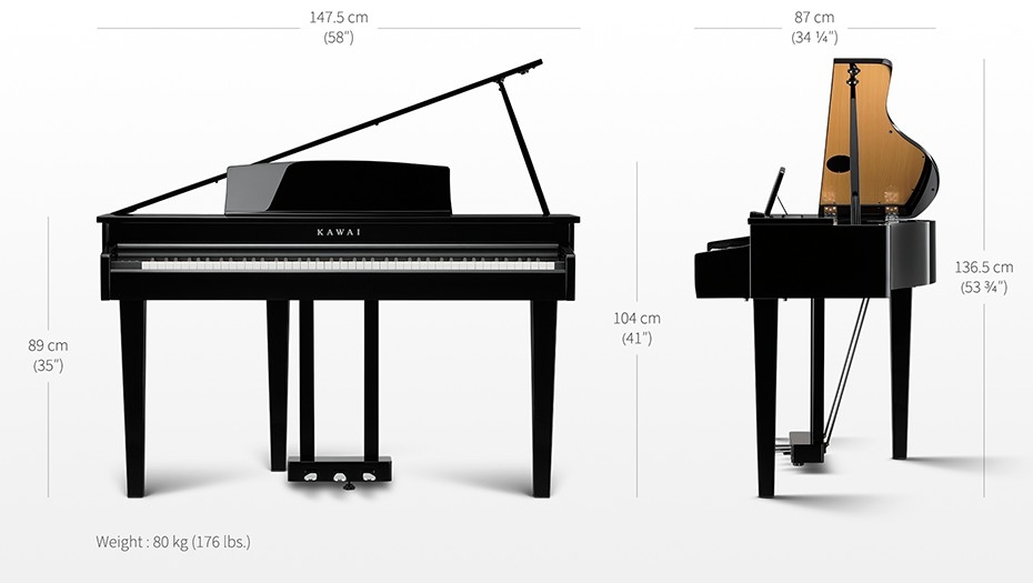 KAWAI DG30 - piano à queue numérique