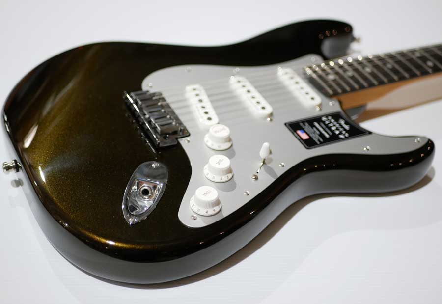 FENDER AMERICAN ULTRA II STRATOCASTER Ebony Texas Tea FENDER AMERICAN ULTRA II STRATOCASTER Ebony Texas Tea