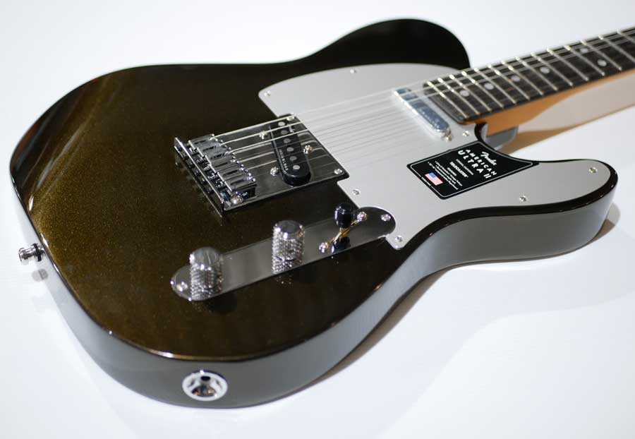 FENDER AMERICAN ULTRA II TELECASTER Ebony Texas Tea FENDER AMERICAN ULTRA II TELECASTER Ebony Texas Tea