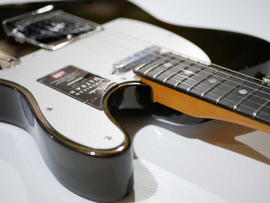 FENDER AMERICAN ULTRA II TELECASTER Ebony Texas Tea FENDER AMERICAN ULTRA II TELECASTER Ebony Texas Tea
