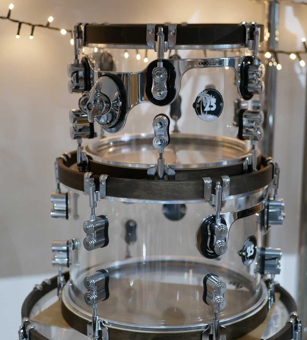 DW PDP PDLT221425TH 25th Custom Acrylic Walnut