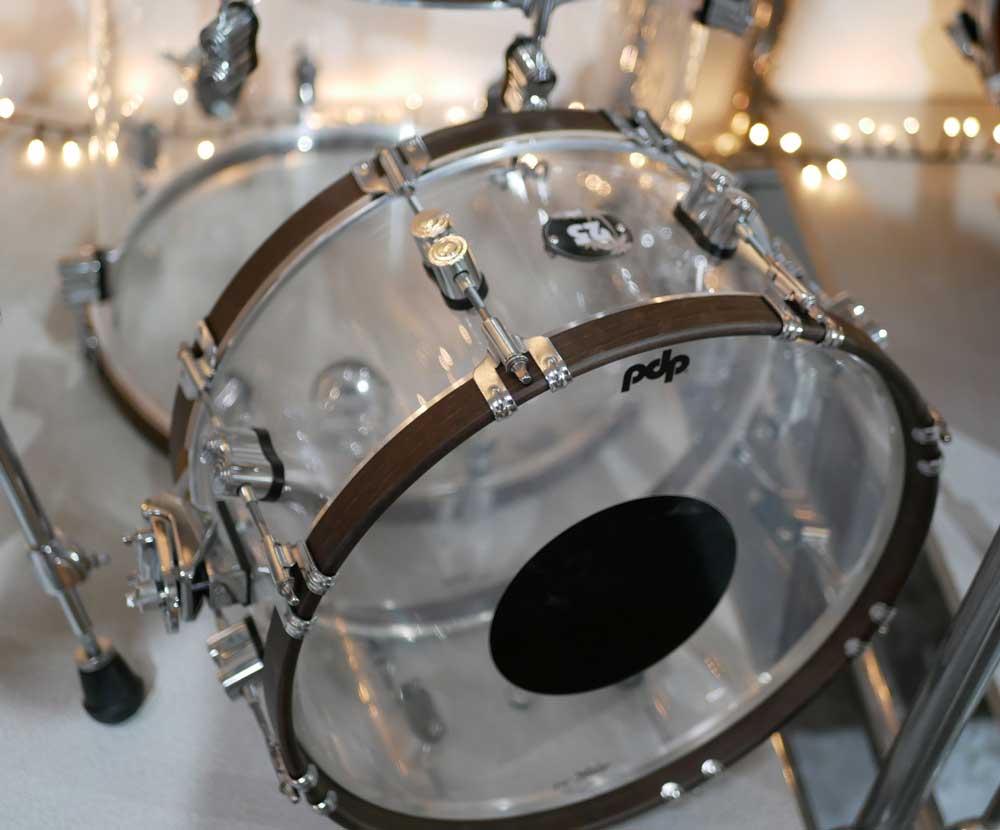 DW PDP PDLT221425TH 25th Custom Acrylic Walnut
