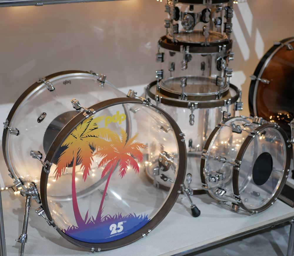 DW PDP PDLT221425TH 25th Custom Acrylic Walnut