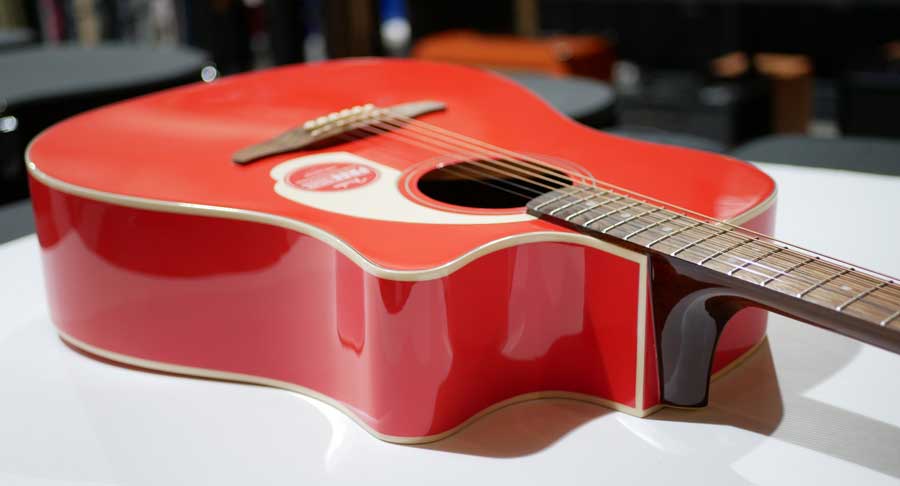 FENDER CALIFORNIA STANDARD REDONDO CE Fiesta Red FENDER CALIFORNIA STANDARD REDONDO CE Fiesta Red