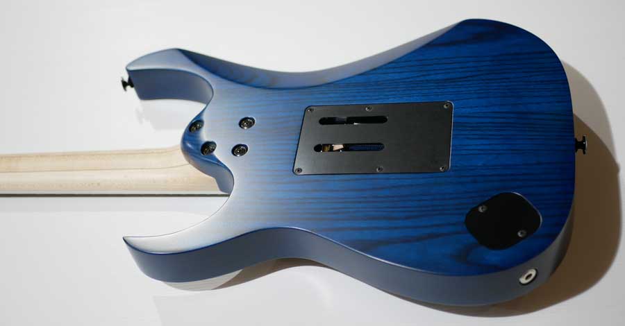 IBANEZ RG653DX Transparent Deep Blue Flat IBANEZ RG653DX Transparent Deep Blue Flat