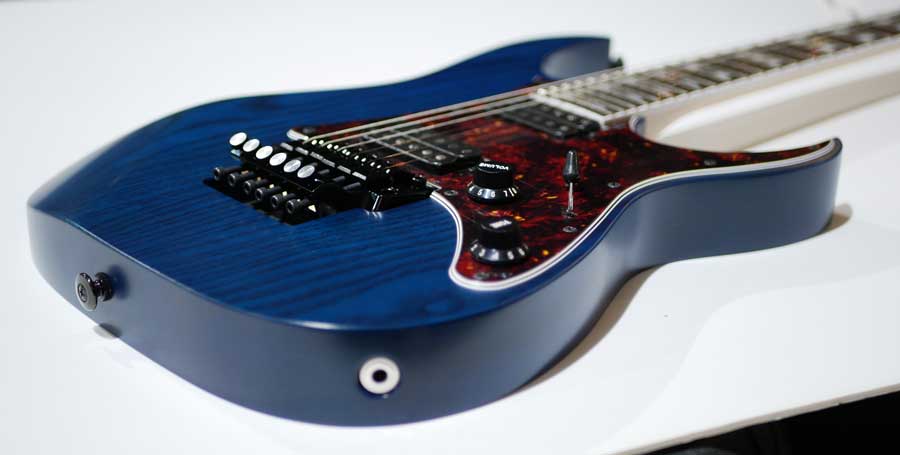 IBANEZ RG653DX Transparent Deep Blue Flat IBANEZ RG653DX Transparent Deep Blue Flat