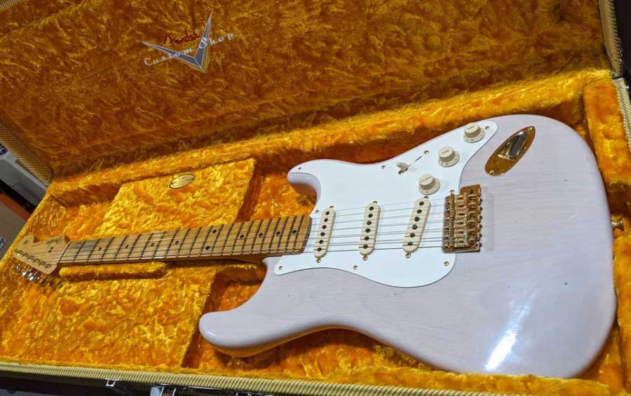 FENDER CUSTOM SHOP 56 STRATOCASTER White Blonde Journeyman Relic