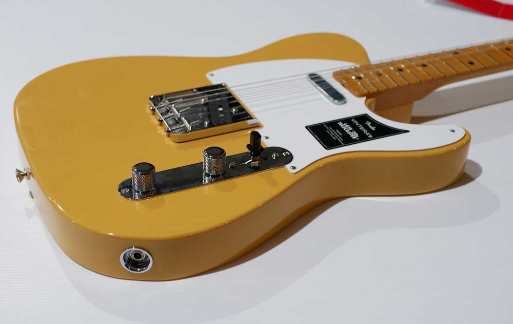 FENDER VINTERA III LATE 50S TELECASTER Maple Butterscotch Blonde