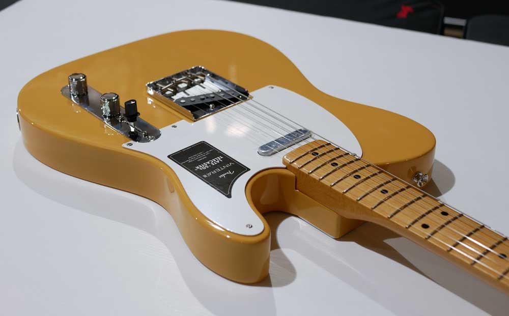 FENDER VINTERA III LATE 50S TELECASTER Maple Butterscotch Blonde