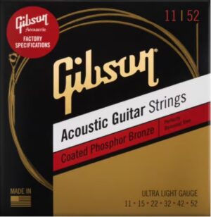 GIBSON SAG-CPB11 Coated Phosphore Bronze Ultra Light 11-52