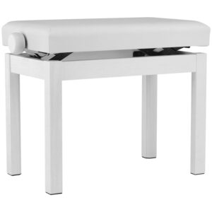GEWA F900542 banquette piano blanc mat